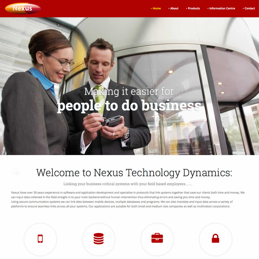 One page website for Nexustd
